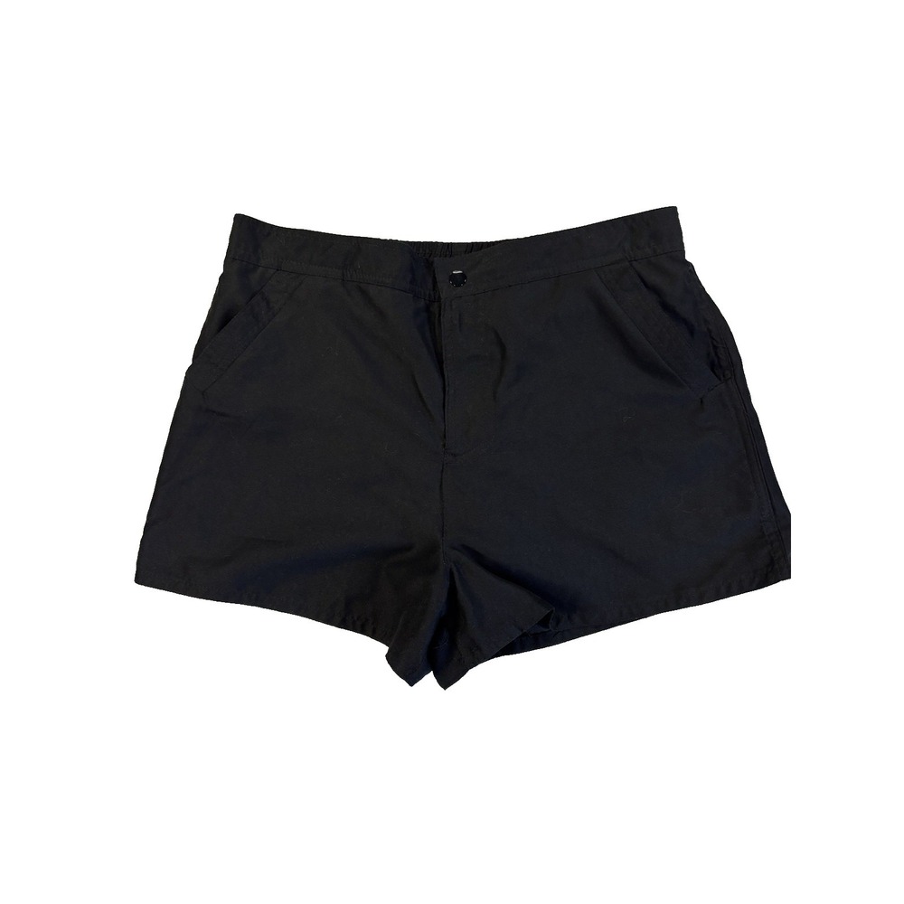 Croft & Barrow Women's 10 Black Swim Shorts Summer Travel Beach Modest Essential